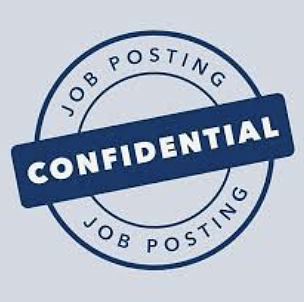 Confidential job posting