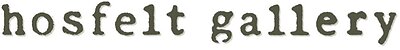 Hosfelt Gallery logo